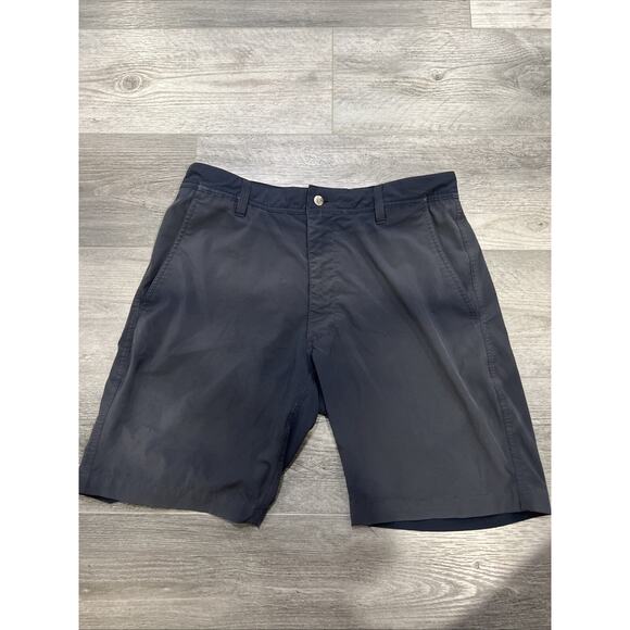 FootJoy Other - Footjoy FJ Performance Golf Chino Shorts Mens 32 Black/Navy Stretch 9” Inseam